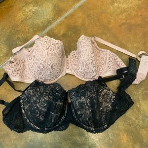 2 third love bras 34d